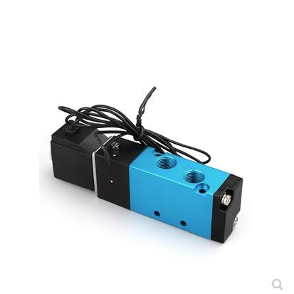 亚德客型4V110-06气动电磁控制阀气阀24V电子气缸换向阀220V