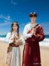 女贵族藏袍写真西藏旅游少数民族风藏式 藏族服装 舞蹈演出 男士 新款