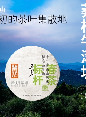 【三月系列】福元昌茶厂2024年牛滚塘百年老树普洱茶生茶春茶100g