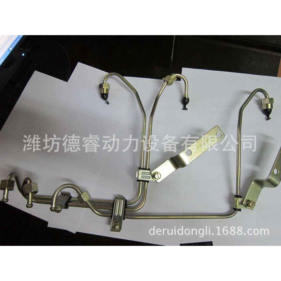 潍柴斯太尔WD615 WD10  WP10柴油机发动机612600080914高压油管