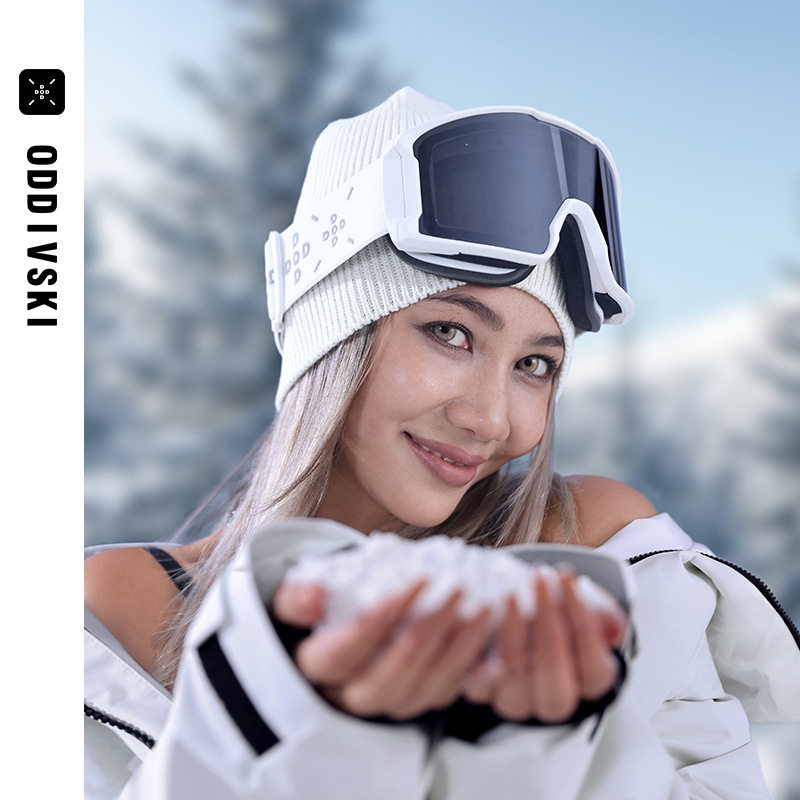 oddivski2024新款滑雪镜护目镜女滑雪眼镜透气高清防雾滑雪镜子男