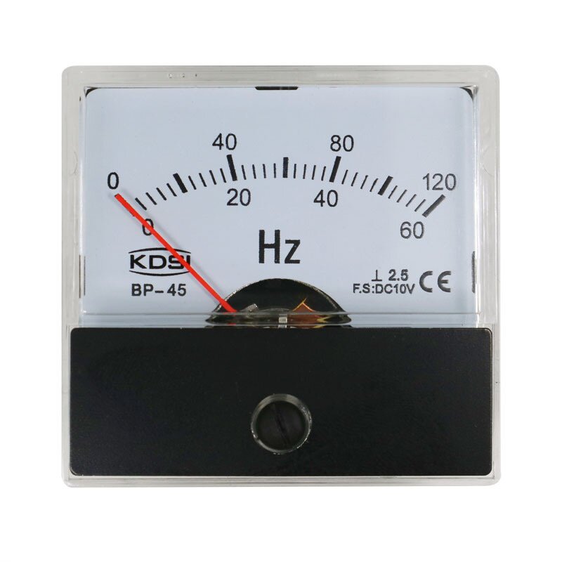 指针式直流电压频率表机械 电压仪表BP-45 DC10V 60-120HZ