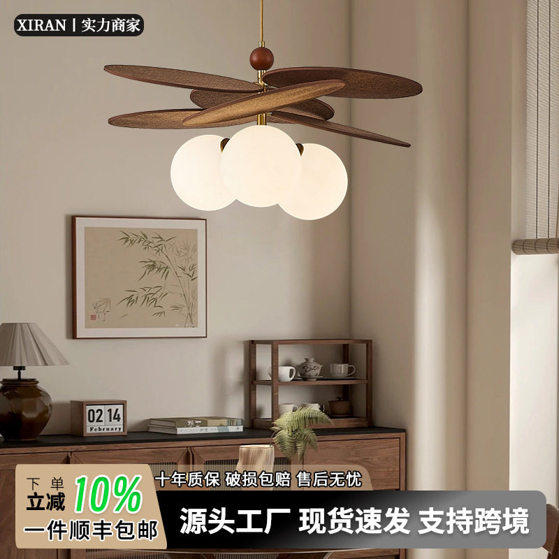 法式中古风餐厅灯卧室魔豆吊灯复古创意拉菲草吧台吊灯民宿装饰灯