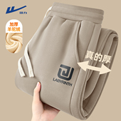 子男款 冬季 东北棉裤 回力厚羊羔绒裤 保暖加绒青少年休闲运动卫裤