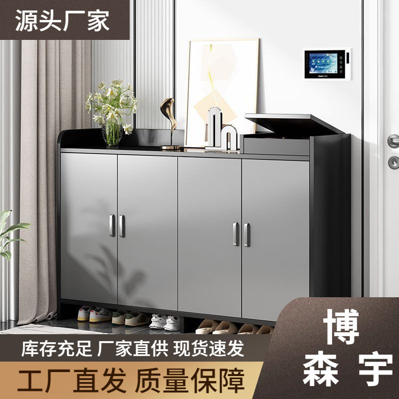 鞋柜鞋架门口楼道走廊鞋子收纳柜家用进门靠墙简易多层柜子储物柜