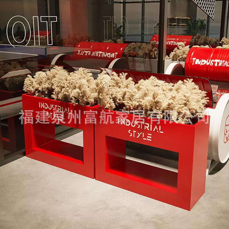 户外花箱花坛商业街广场花坛围栏花槽餐厅花架隔断售楼部移动花架
