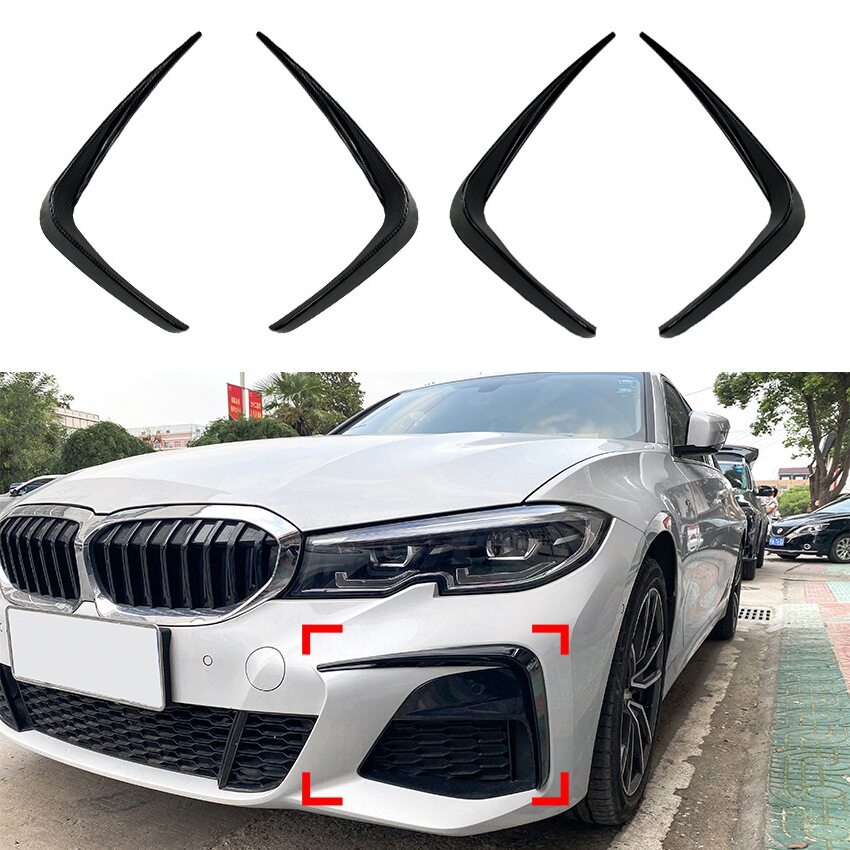 适用宝马3系G20MSport320i325i2019-2022前风刀车贴改装