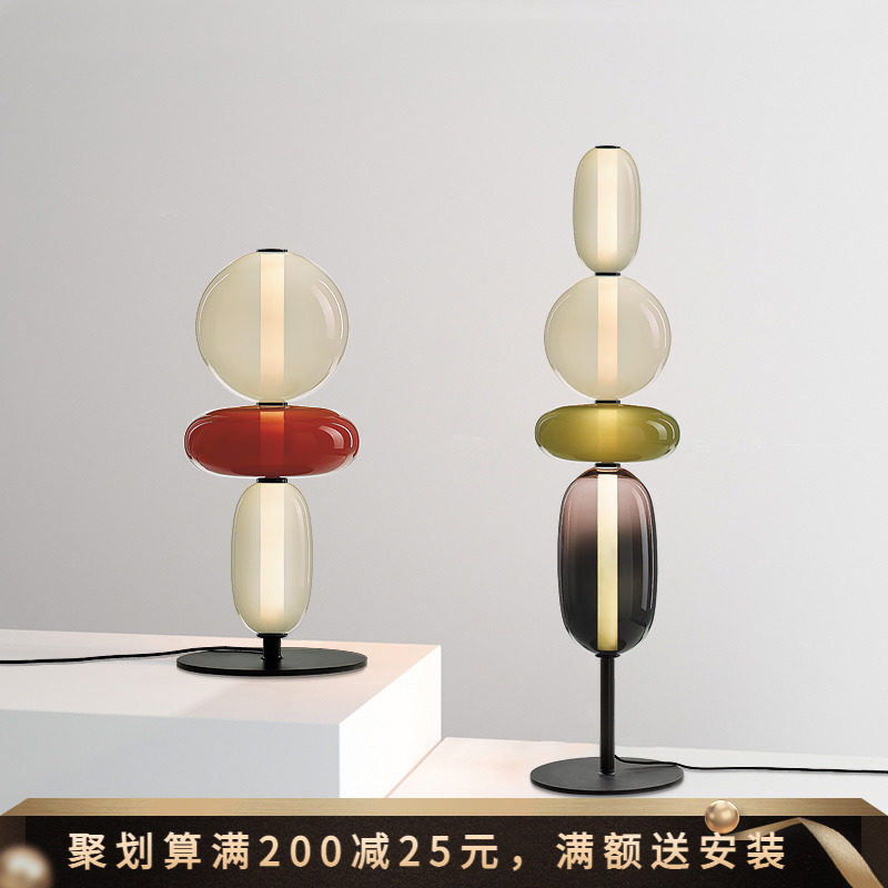 中山工厂后现代北欧个性彩色玻璃灯客厅沙发卧室展厅咖啡厅吧台前