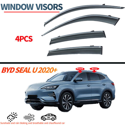 适用于比亚迪Seal U晴雨挡侧窗雨板BYD Seal U 2020+Window visor