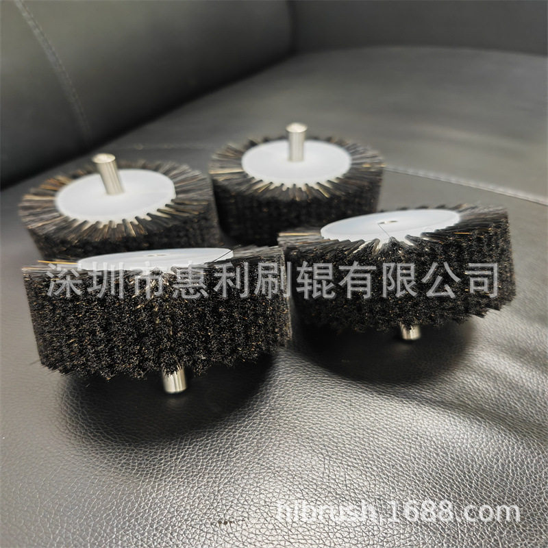 机械设备清洗抛光猪毛小毛刷 小型猪毛毛刷轮 机械小尼龙毛刷辊子
