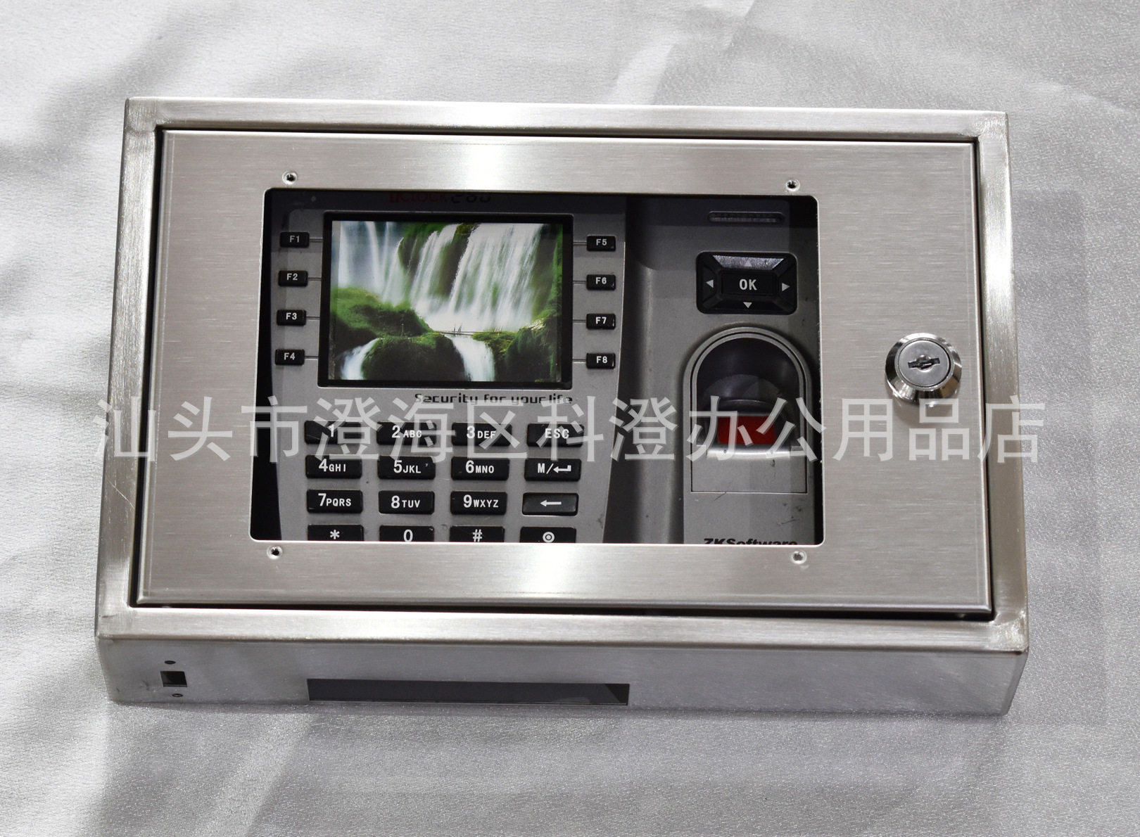 考勤机不锈钢护罩(保护盒)(外盒)适用于中控智慧iclock260