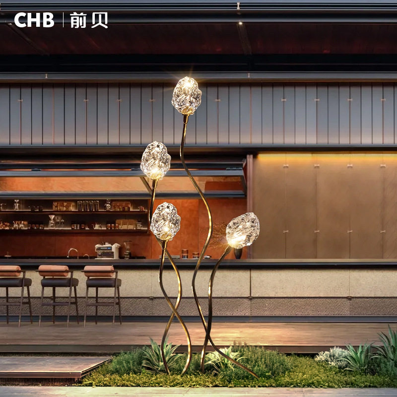 公园草坪灯庭院草地灯景观灯花苞灯户外防水LED装饰灯亮化花园灯