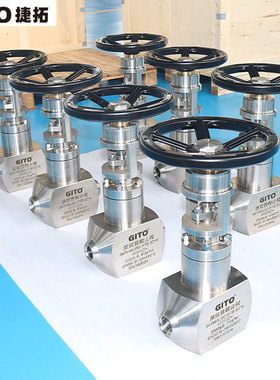 GITO捷拓不锈钢DN50高压波纹管截止阀 F347H高温高压波纹管阀门