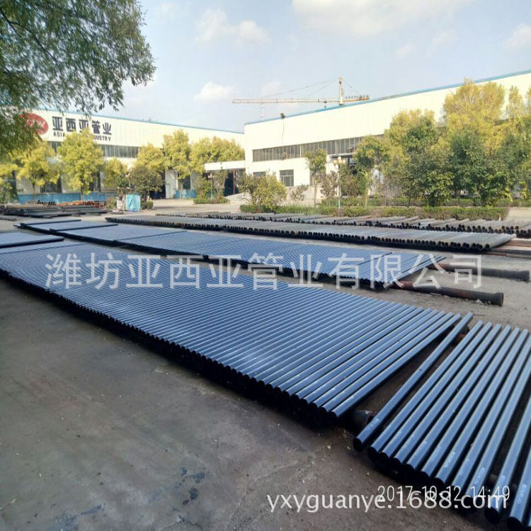 柔性铸铁管 机制铸铁排水管 【W型 B型连接 】铸铁管及管件
