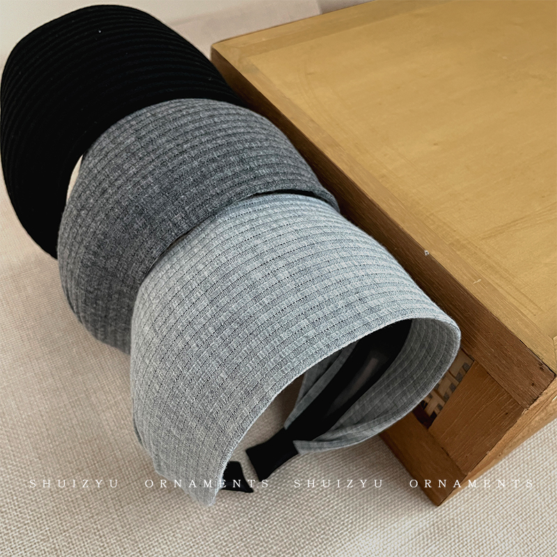 易梦玲同款发箍女款针织宽边头箍女2024新款高颅顶发带头饰发卡