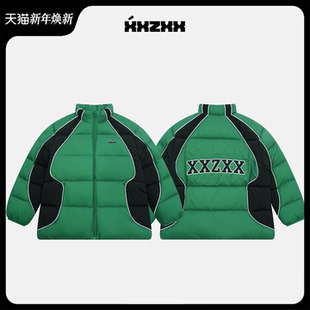 新款 2025年冬季 5701 亲子装 XXZXX三防立领羽绒服男女潮牌童装