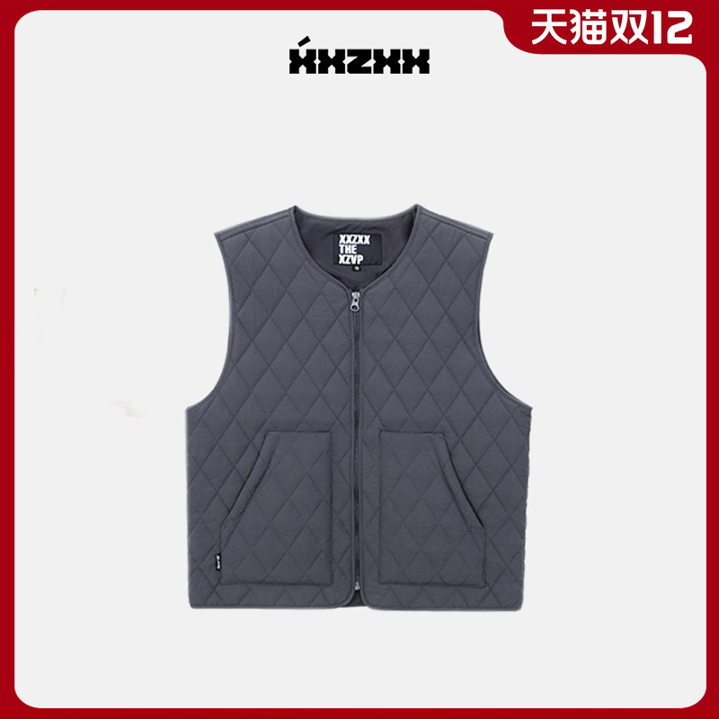 XXZXX潮牌复古阿美咔叽马甲背心