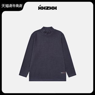 绒感内搭长袖 新款 男女潮牌童装 秋季 2205 亲子装 XXZXX半高领打底衫