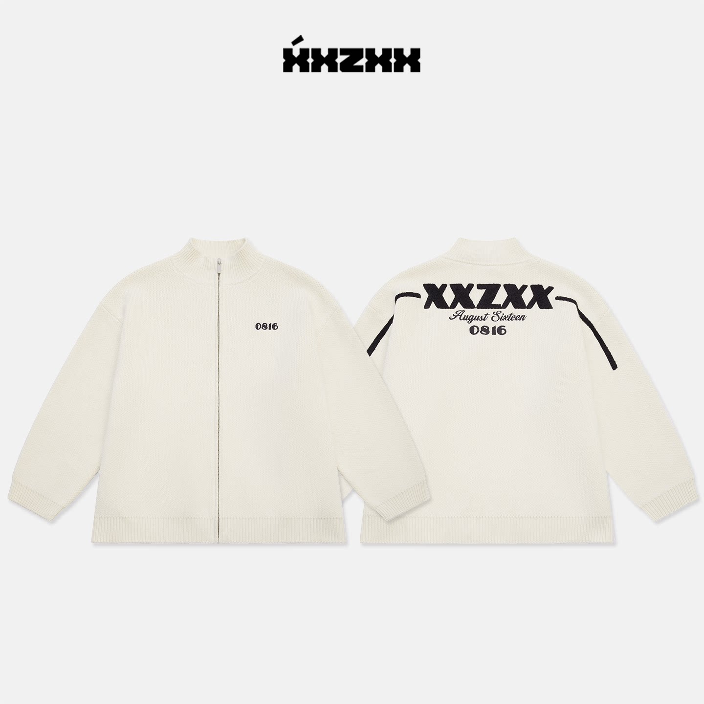 XXZXX针织开衫毛衣外套男女潮牌童装亲子装 2025年冬季新款 3503