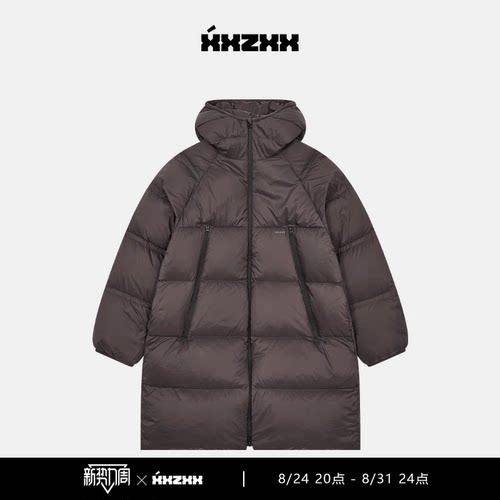 XXZXX潮牌羽绒服中长款宽松保暖