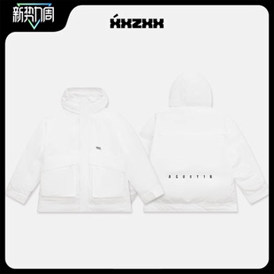 新款 2025年冬季 5702 亲子装 XXZXX羽绒服男女三防连帽潮牌童装