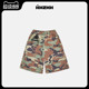 男女同款 潮牌童装 亲子装 XXZXX美式 新款 五分短裤 夏季 1139 迷彩工装