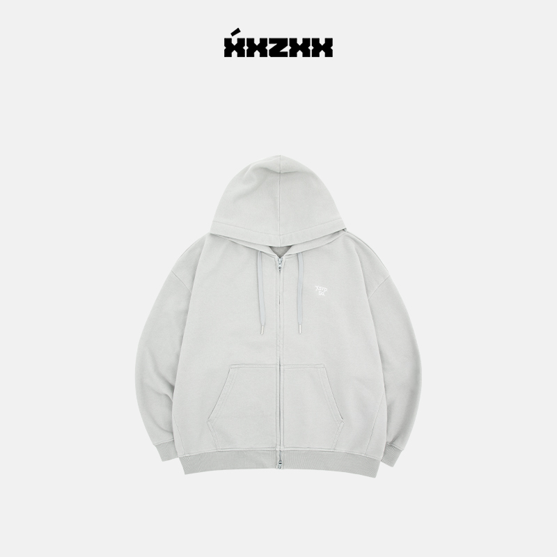 XXZXX潮牌连帽开衫外套卫衣男女