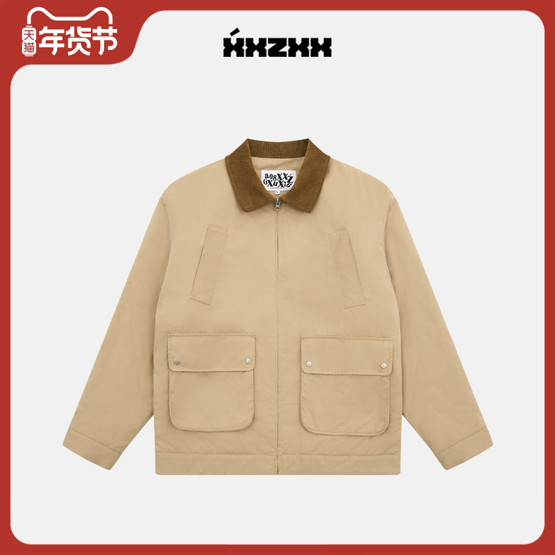 XXZXX牛仔外套宽松时尚复古夹克男女潮牌童装亲子装秋季新款 5109,男装,牛仔外套,淘宝优惠券,粉丝福利购,淘宝优惠卷