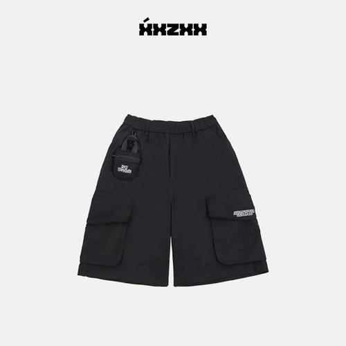 XXZXX潮牌美式工装短裤男女同款