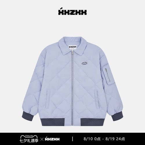 XXZXX潮牌轻薄羽绒服宽松外套