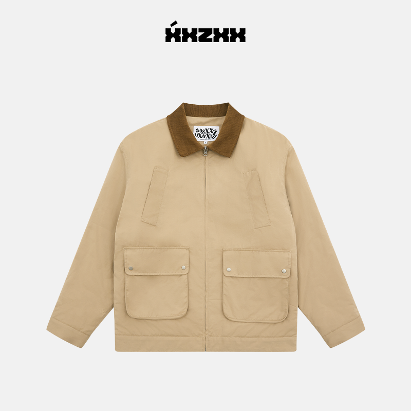 XXZXX潮牌牛仔外套宽松时尚复古