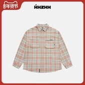 原创潮牌格子衬衫 外套男女童装 亲子装 XXZXX 2025年秋冬新款 3101
