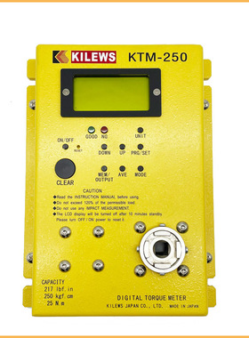 扭力测试仪KTM-250扭矩测量仪KILEWS扭力计KTM-150/15/1000