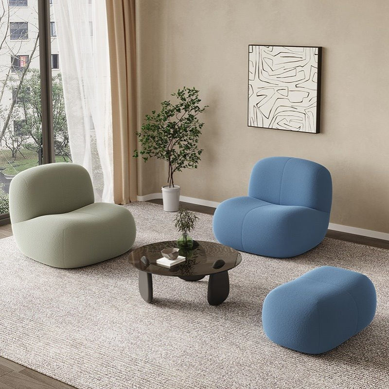 北欧创意休闲沙发椅实木轻奢写意空间pukka懒人沙发简约小户型