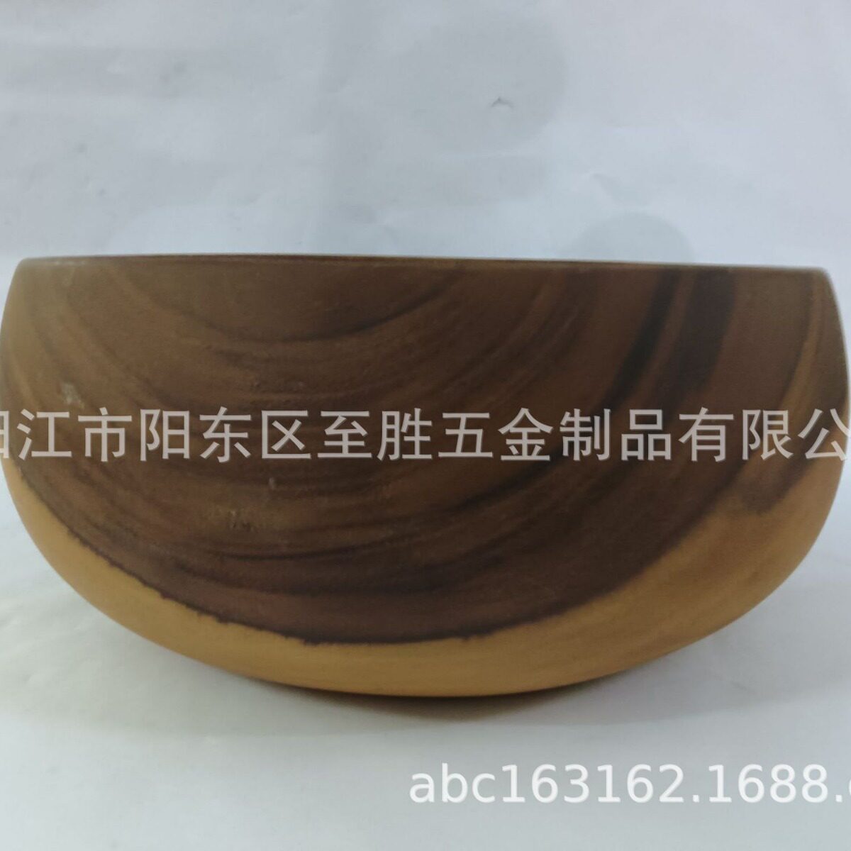 相思木沙拉碗沙拉盘整块实木雕刻木碗实木水果盘钵形木碗木盘套装