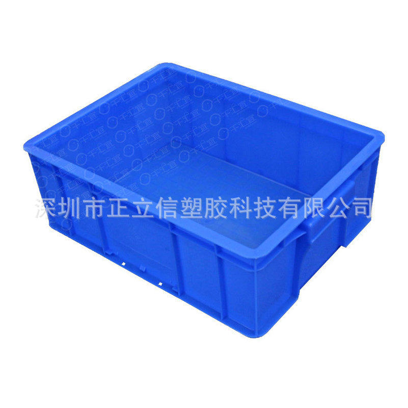 塑料周转箱带盖物流平推式装碗筷箱长60宽40高30和24