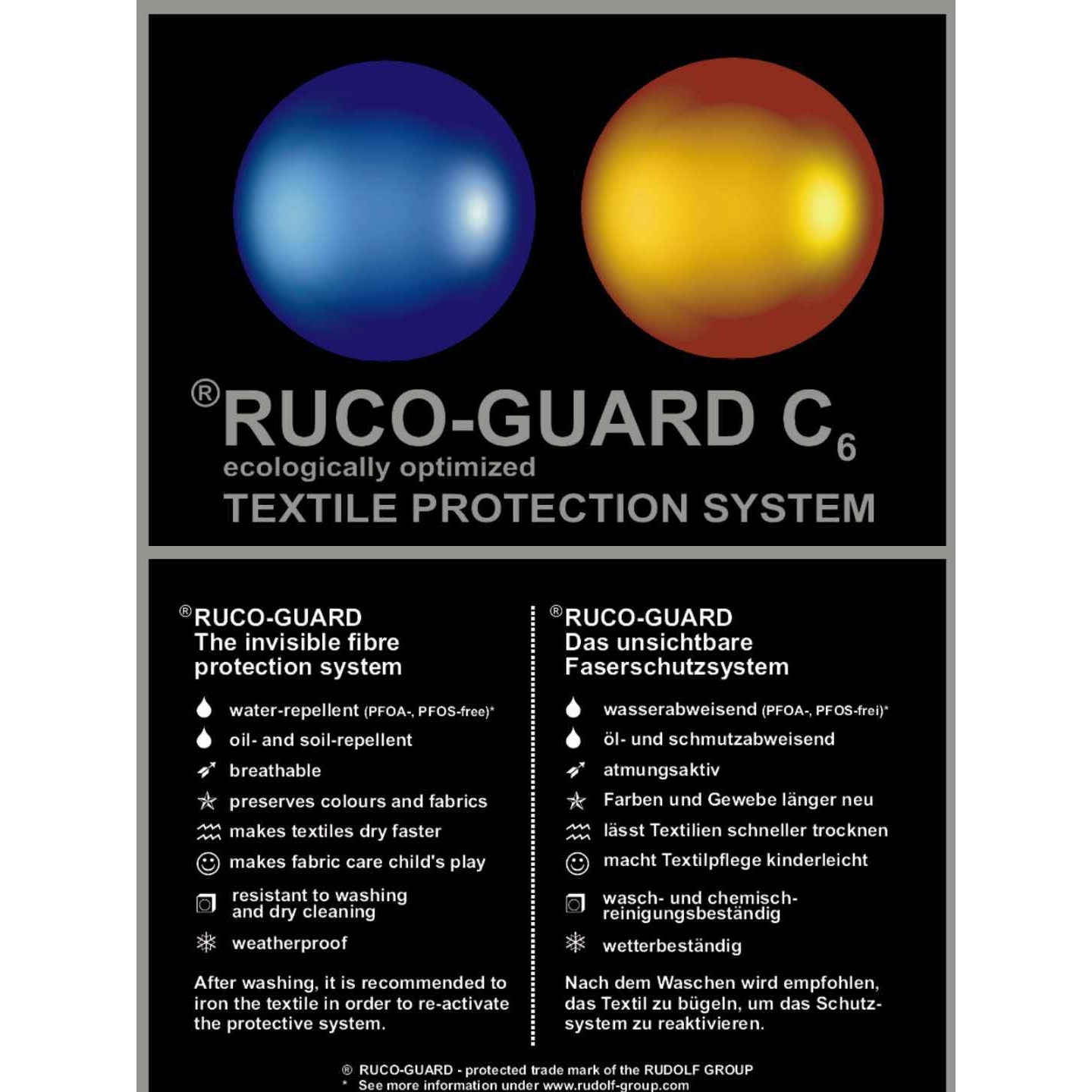 鲁道夫三防整理剂CFH6 纤维混纺纺织品 环保防油防污防水剂