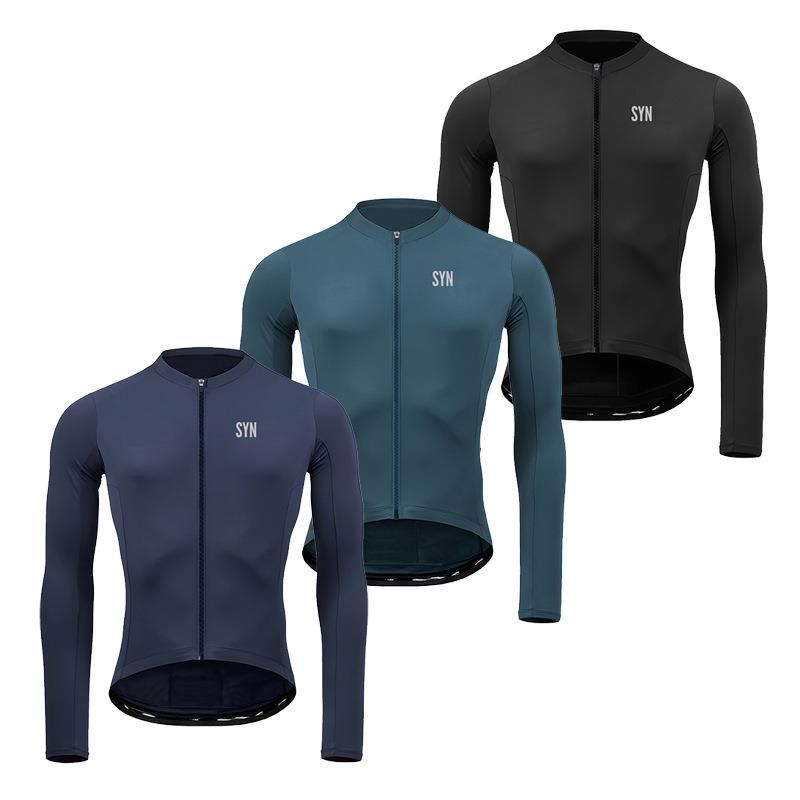 爆款2025新款SYN骑行服公路车男春秋长袖透气速干自行车单车骑行