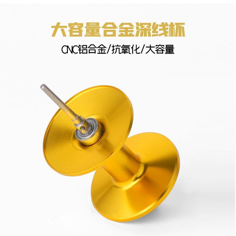 直销新款打黑路亚水滴轮防炸线鱼轮远投海钓铁板渔轮MQ慢摇水滴轮