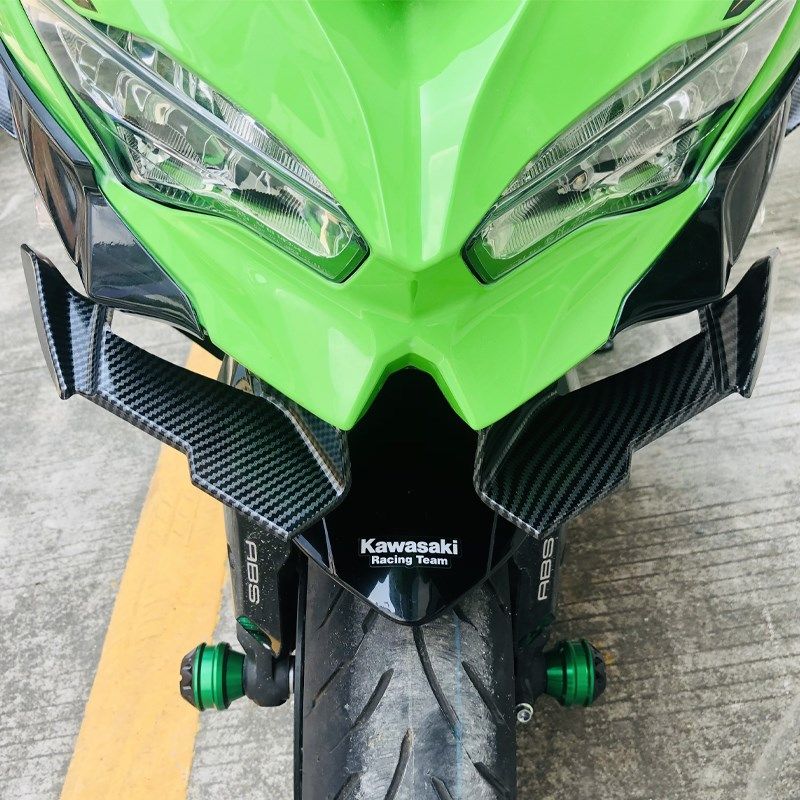 适用川崎忍者ZX4RR ZX4R ZzX25R改装配件定风翼 下唇进风翼 导流