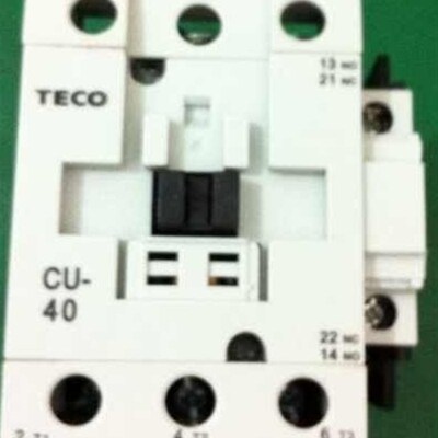 CU-40 台安taian东元TECsO 交流接触器 CU40  220V 380V 24V 110V