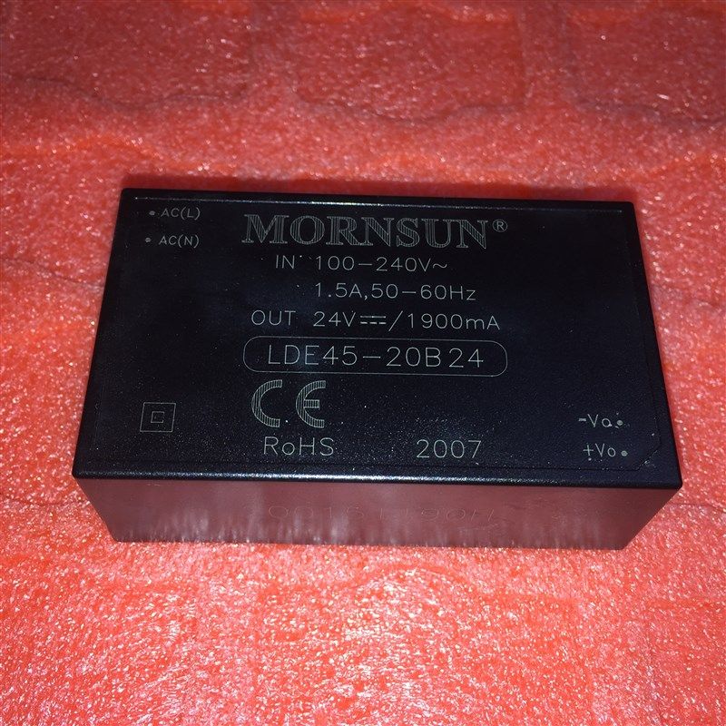 LDE45-20B24高品质模块电源85v-264AC或100-370DC转24V1.9A高品质