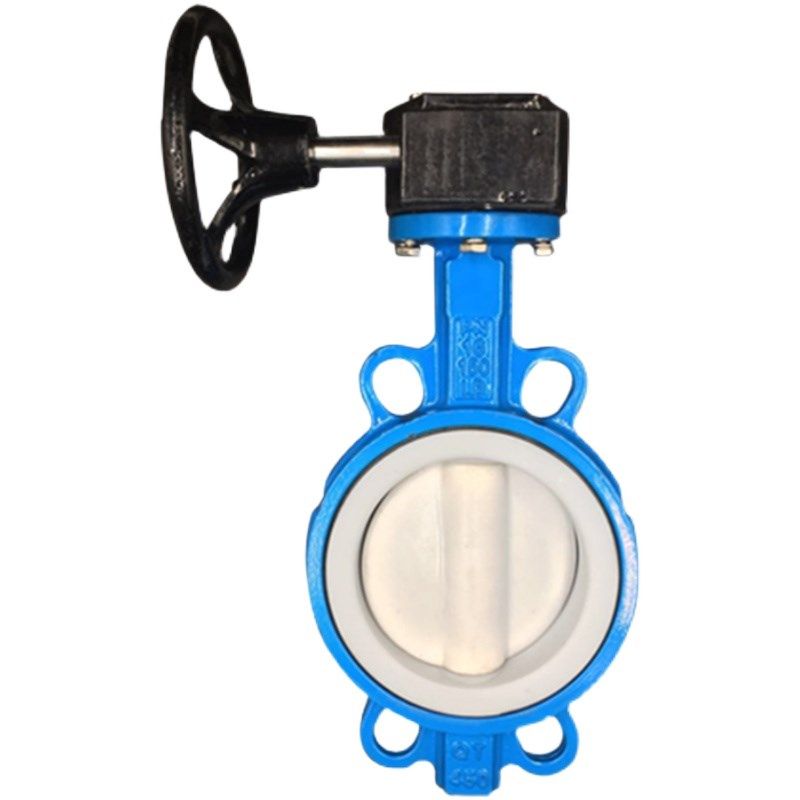 D371F4-10/16Q铸铁全衬四氟涡轮对夹蝶H阀DN40-200耐酸碱腐蚀高温,五金/工具,蝶阀,淘宝优惠券,粉丝福利购,淘宝优惠卷