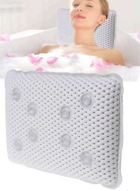 29x20cm Nfon-slip Bathtub Pillow Soft Bath SPA Headrest Wate