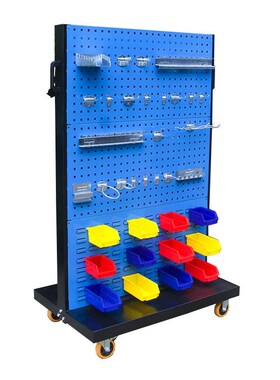 放五727金摆工具架物展料整理收C纳多功能一体车间工具方双面孔示