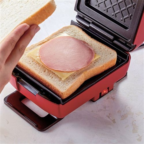 韩国直邮不粘煎锅帕尼尼三明治电动按压机格子吐Z司机早餐机