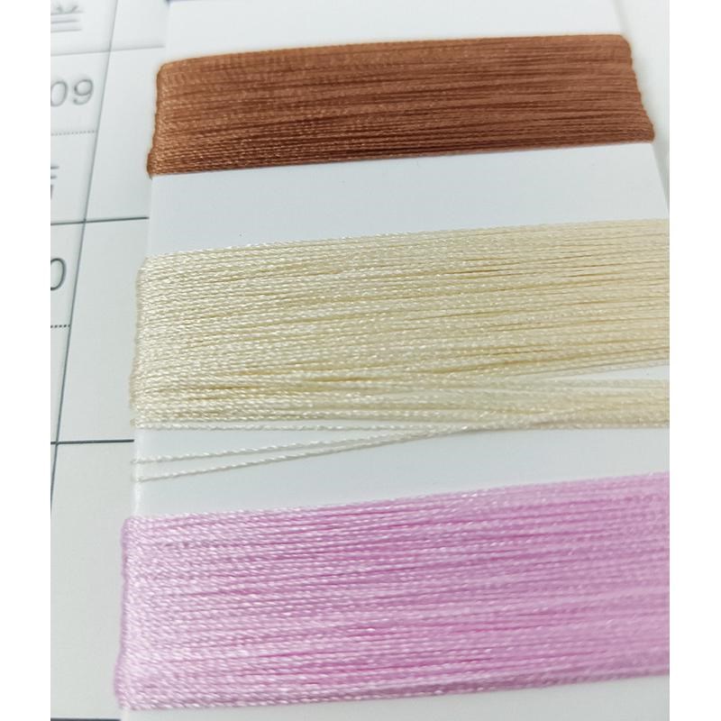 50支针织高捻双曲纱线曲w珠春夏冰丝线披肩双股高品质色纱