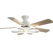 木叶吊扇a灯餐厅北欧客厅低楼层风扇灯现代创意简约吊扇电风扇吊