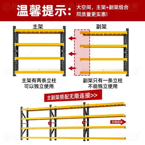 超市车库c货架子置物架仓储货架多层重型储物间收纳架家商仓库两