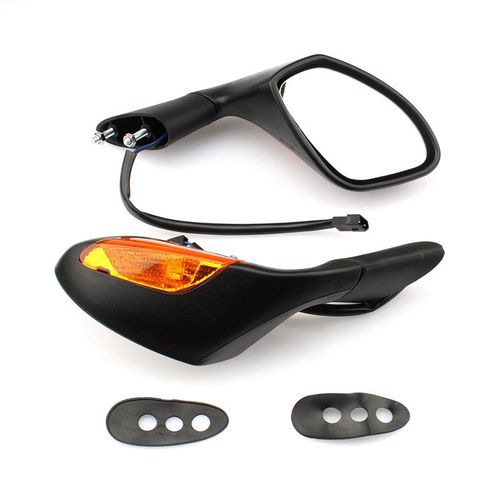 适用阿普利亚RSV4 1000 GPR125 150改装后视R镜 倒车镜 反光镜带